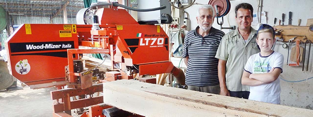 Italian Family Firewood Business Boosts Profits With LT70 Sawmill